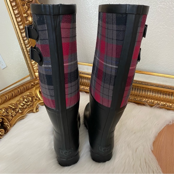 UGG Australia Sabene Plaid Tall Rain Boots - Picture 5 of 16